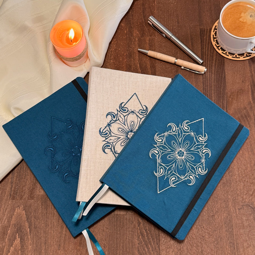 Carnet de notes 80 pages - Collection Eclosion Motif Belle de nuit - Format A5