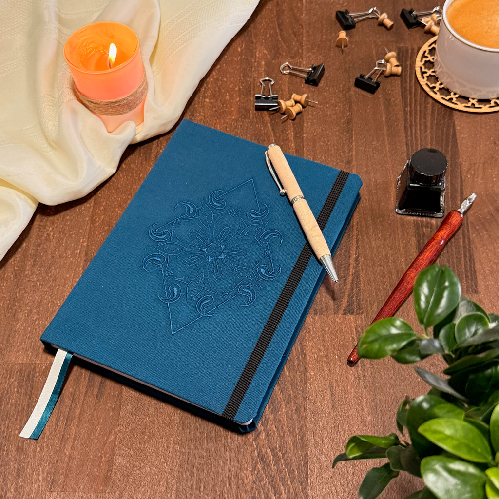 Carnet de notes 80 pages - Collection Eclosion Motif Belle de nuit - Format A5