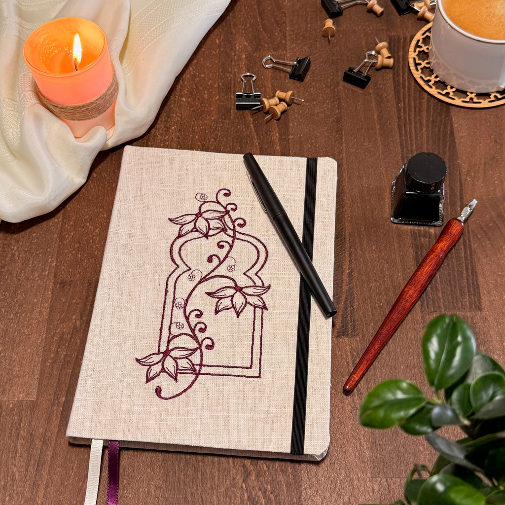 Carnet de croquis 60 pages - Collection Eclosion Motif Nectar - Format A5