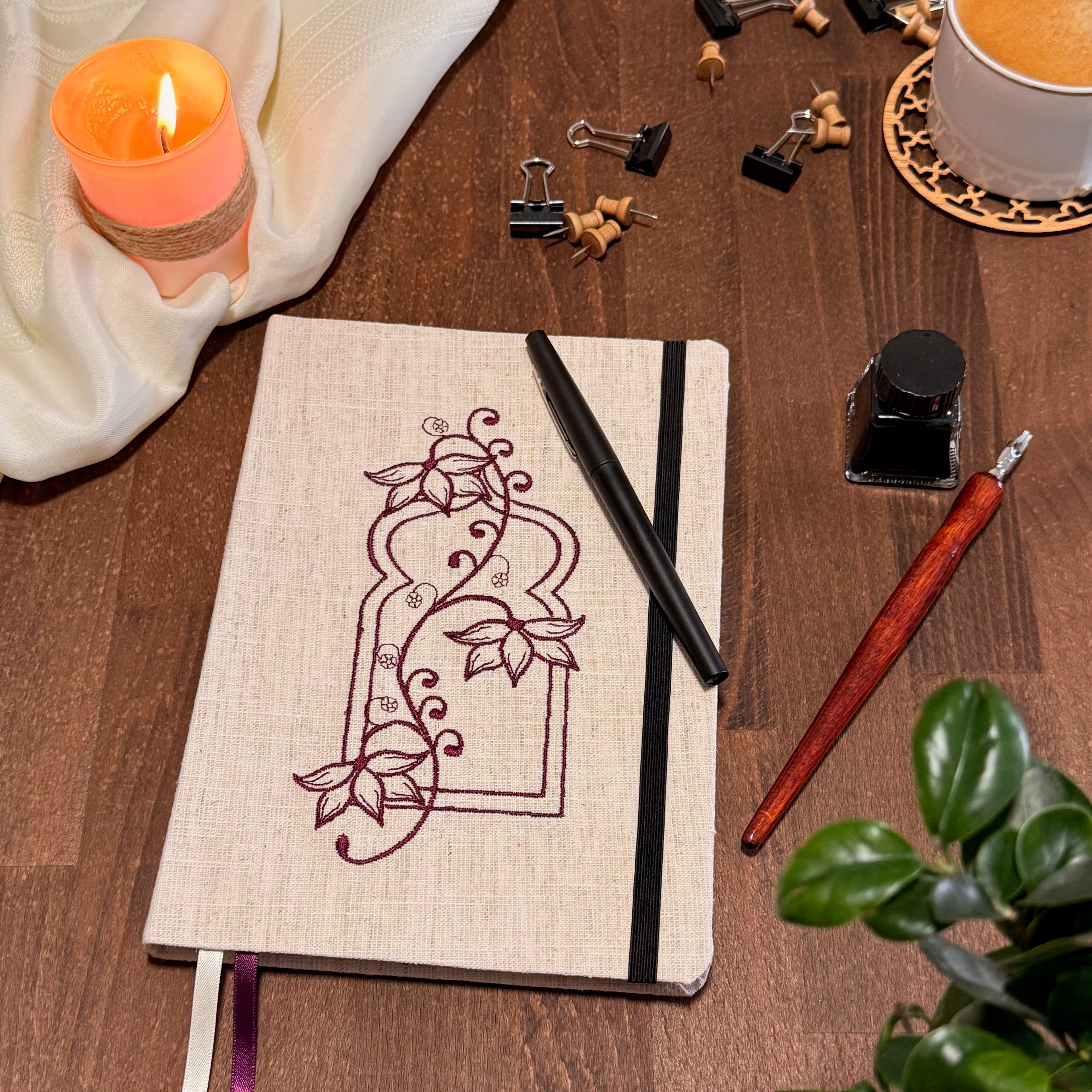 Carnet de croquis 60 pages - Collection Eclosion Motif Nectar - Format A5