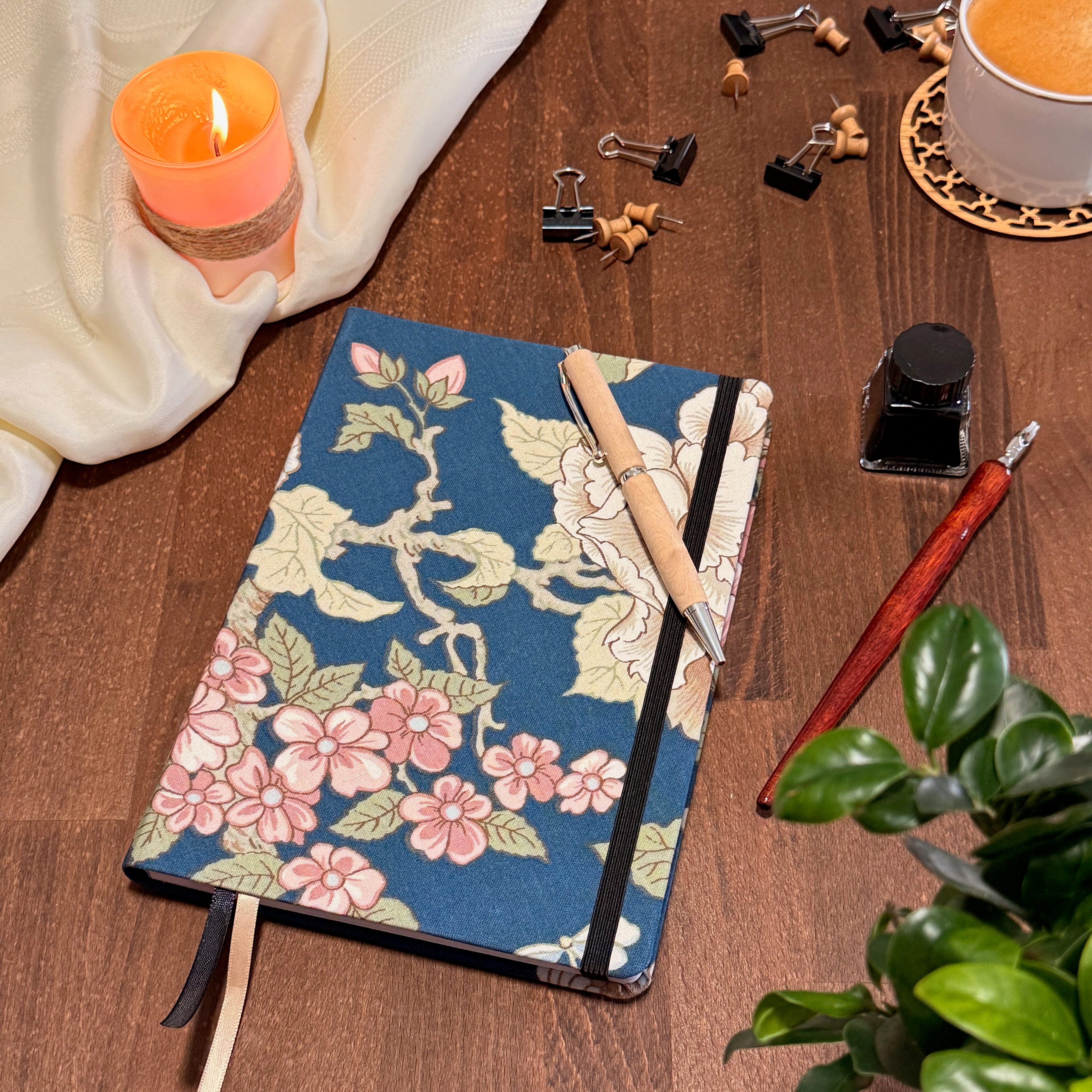 Carnet de croquis 60 pages - Collection Eclosion Motif Printemps - Format A5