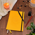 Carnet A5 - Collection Entrelacs Motif Ambre