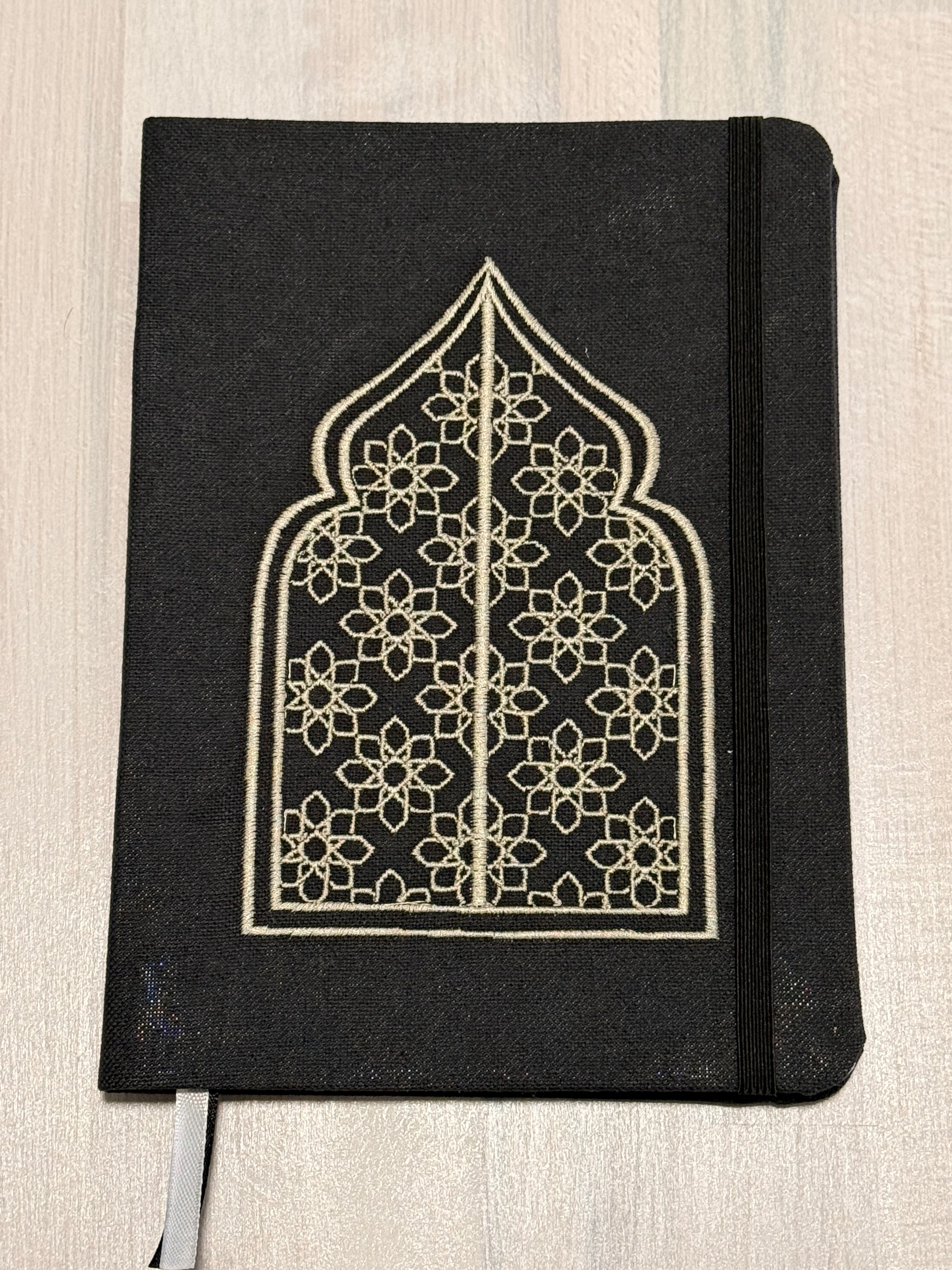 Carnet de notes 80 pages - Collection Entrelacs Motif Ebène - Format A5