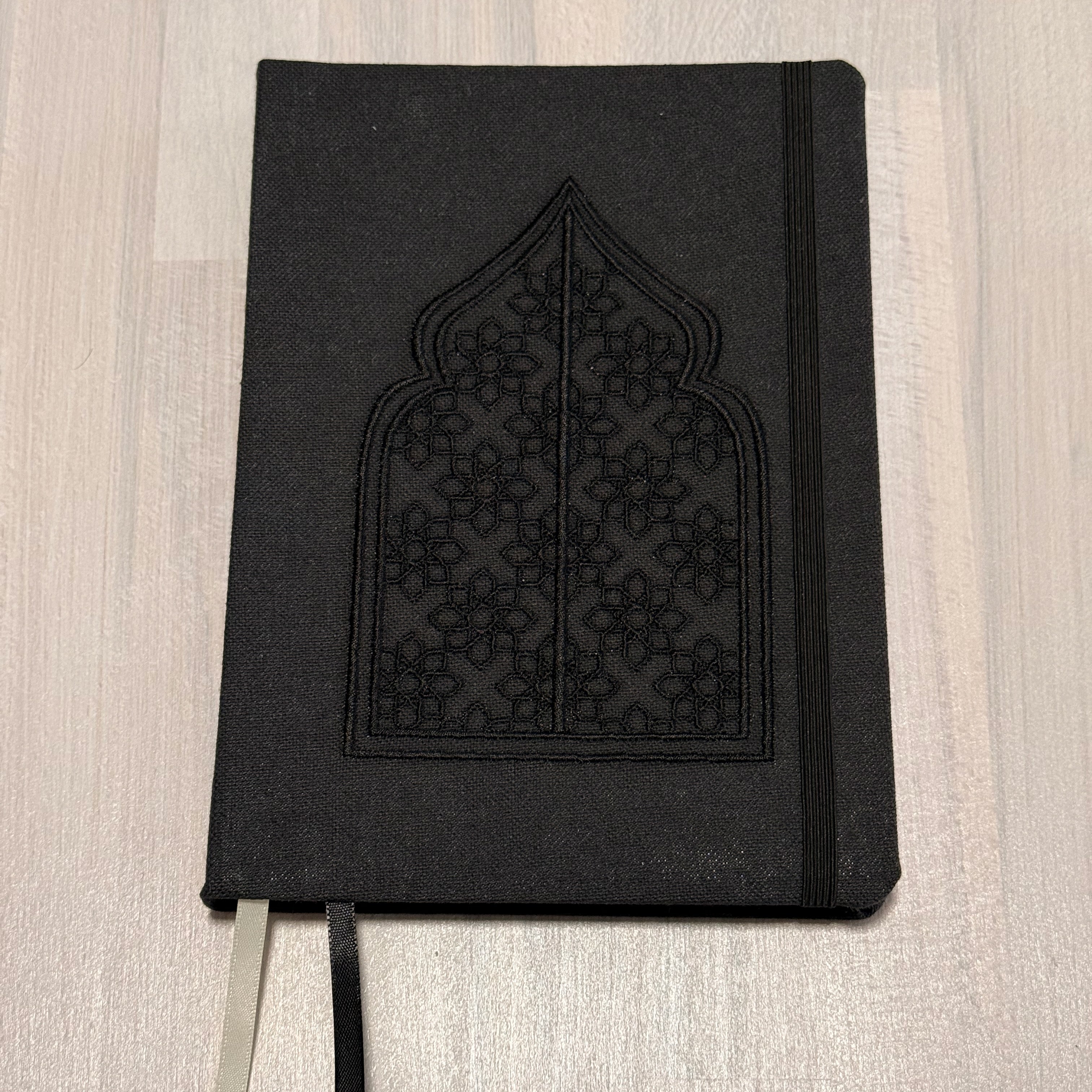 Carnet A5 - Collection Entrelacs Motif Ebène