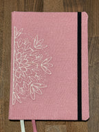 Carnet de croquis 100 pages - Collection Eclosion Motif Pensée - Format A5
