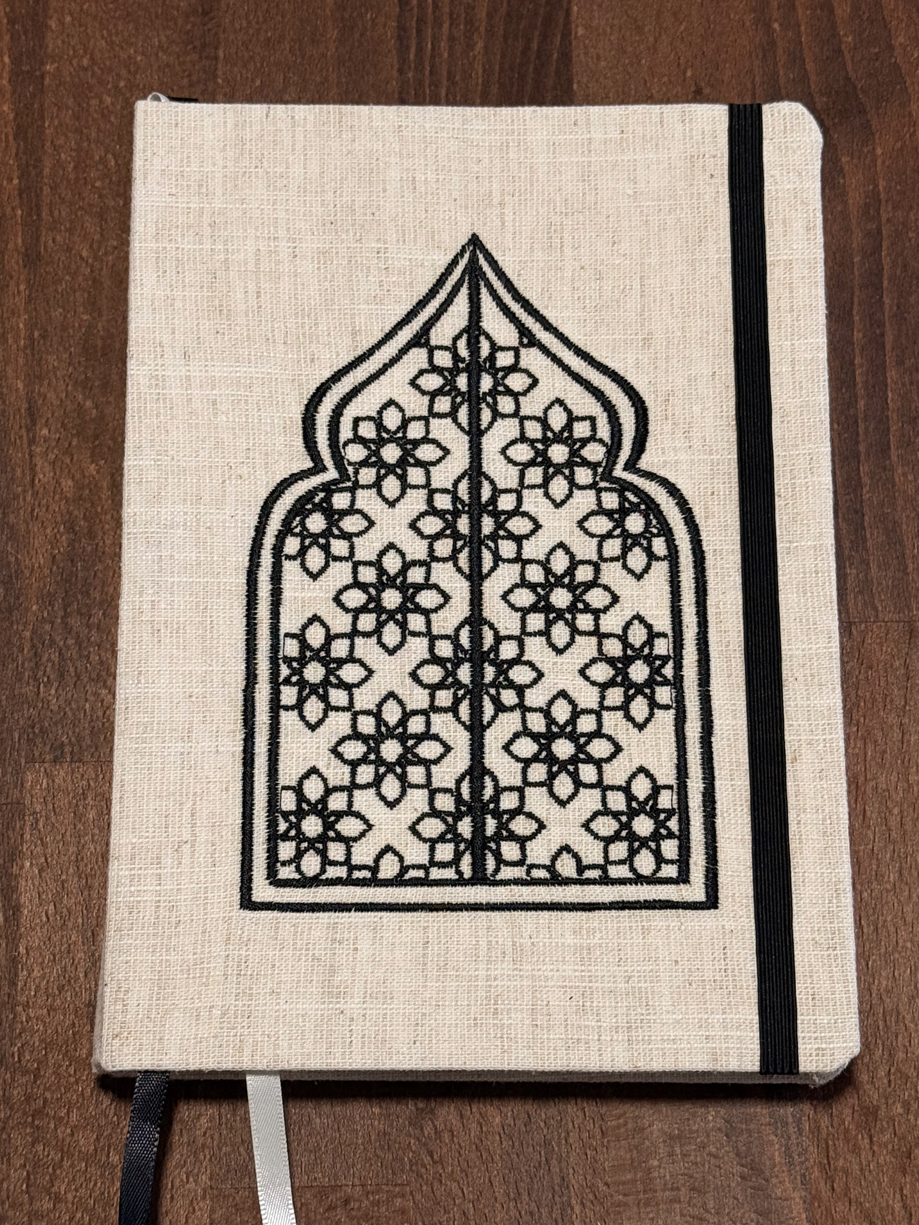 Carnet A5 - Collection Entrelacs Motif Ebène