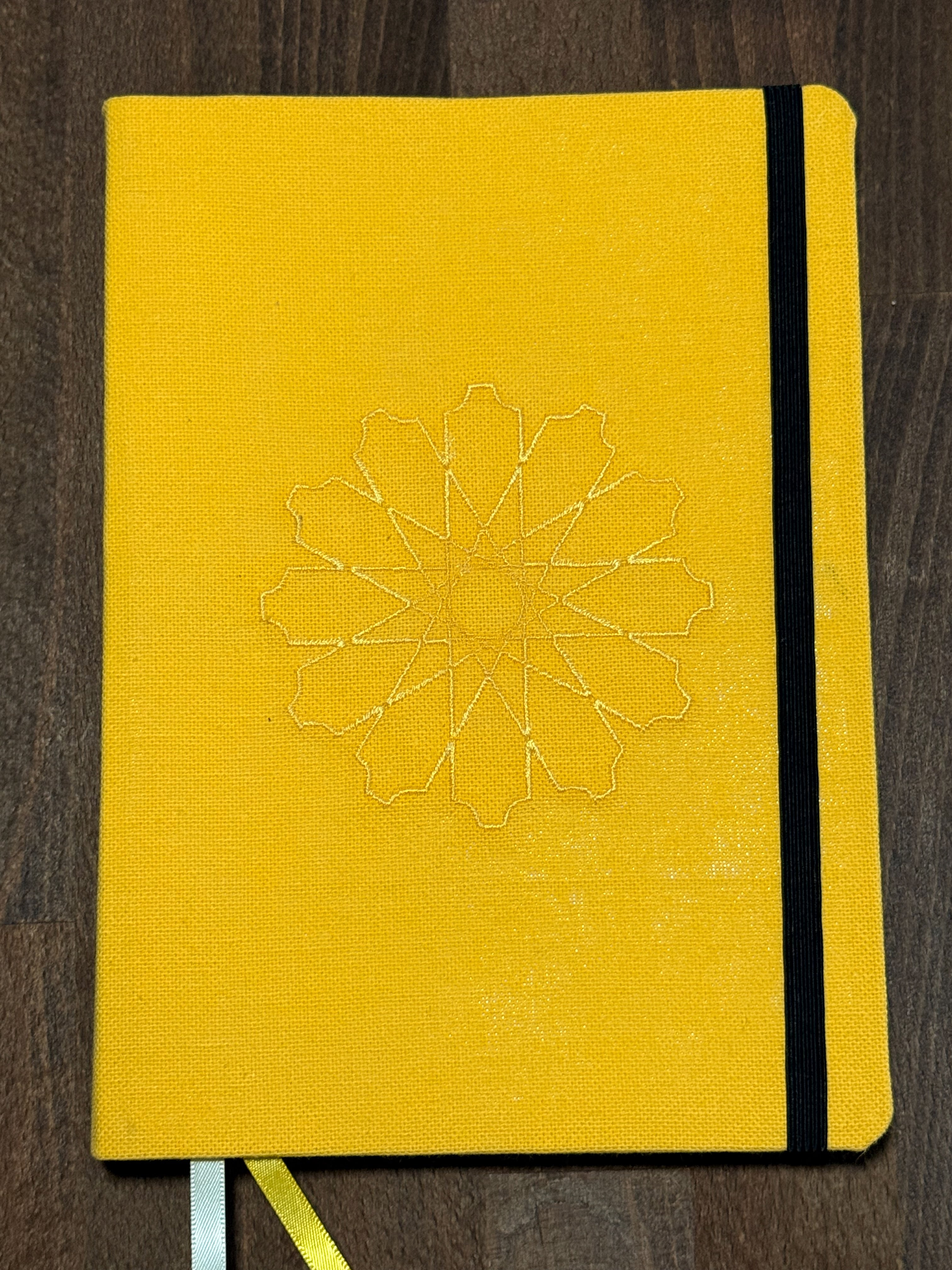 Carnet A5 - Collection Entrelacs Motif Ambre