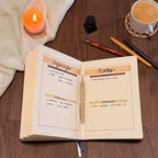 Carnet pointillé 200 pages - Collection Eclosion Motif Printemps - Format A5