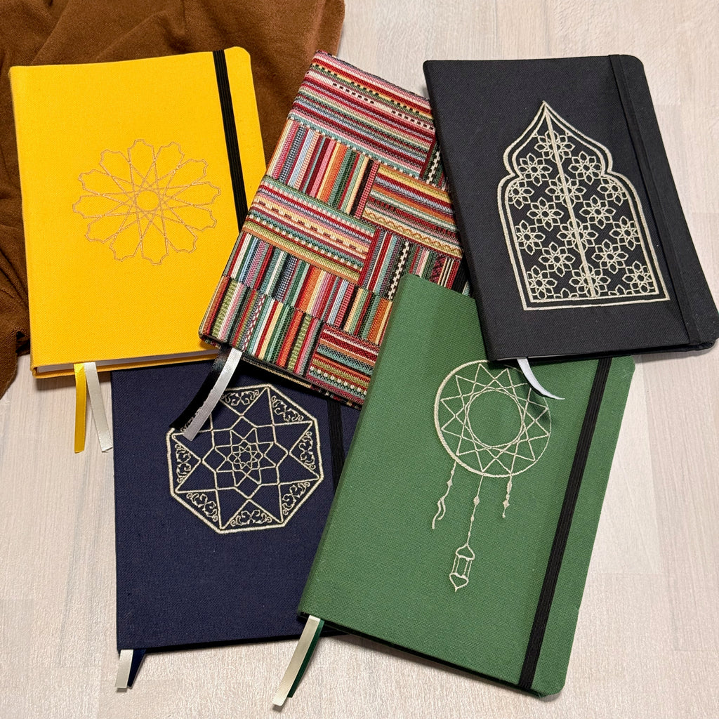 Carnet de notes 80 pages - Collection Entrelacs Motif Ebène - Format A5
