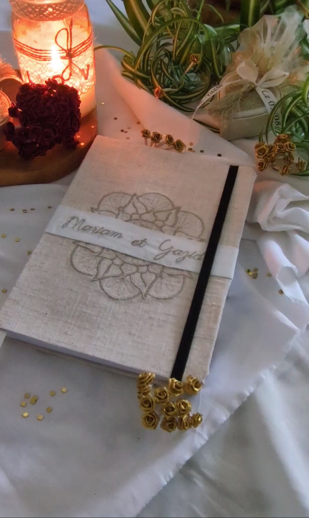 Carnet A5 - Livre d'or personnalisable